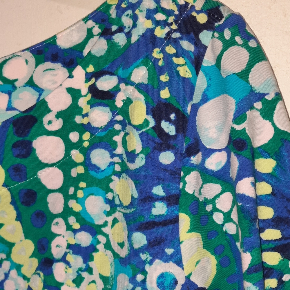 LILLY PULITZER Waverly Top Bright Navy A Jungle In Here Small LNC - Picture 3 of 11